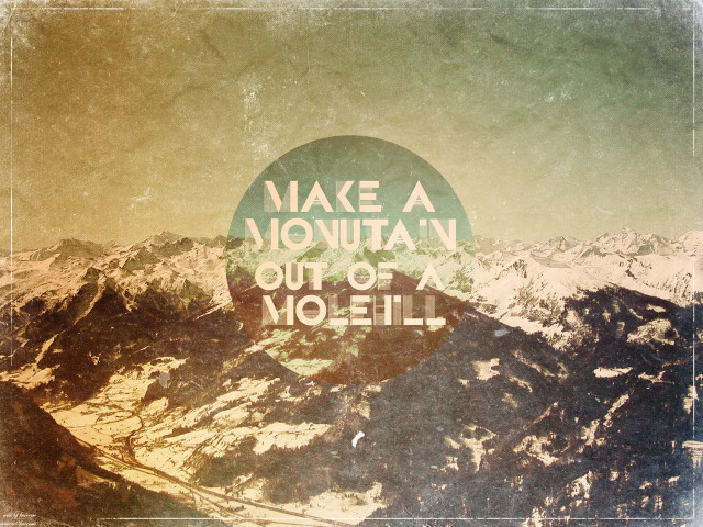 Mountain sign make mountain out free wallpaper - medium preview image