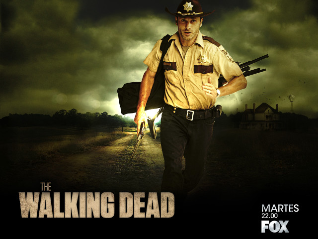 Sheriff man walking road guns free wallpaper - medium preview image