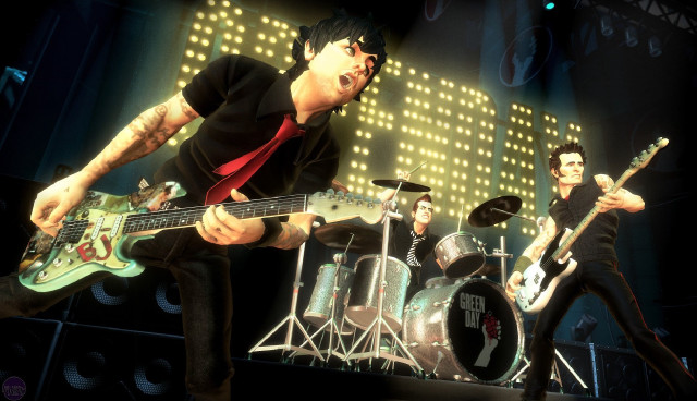 Concert band guitar drums microphone free wallpaper - medium preview image