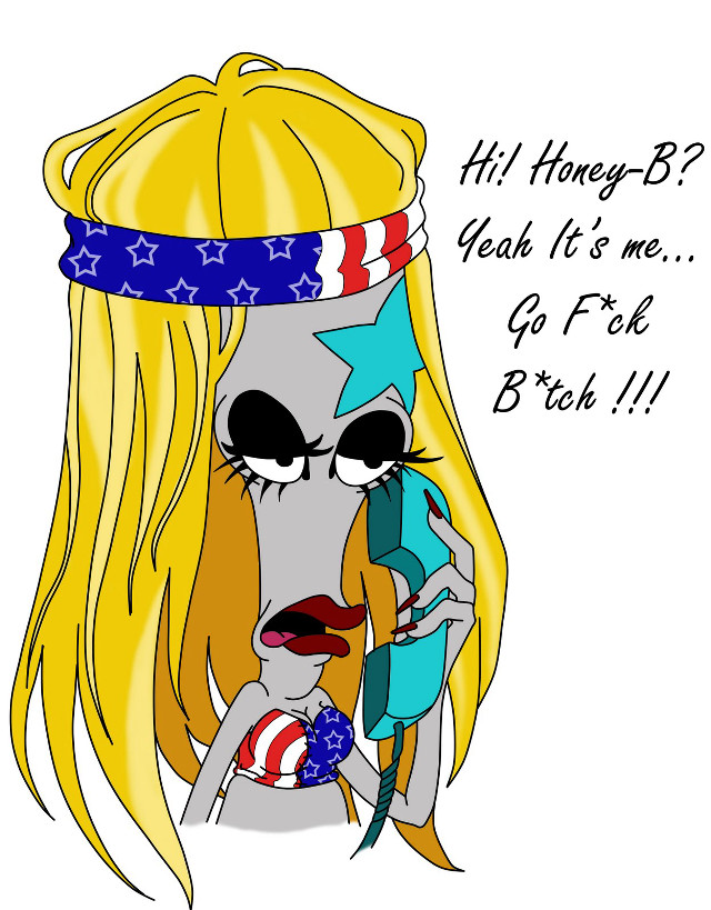 Blonde woman talking phone cartoon free wallpaper - medium preview image