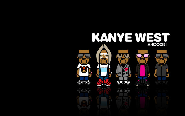 Group people black background kanye free wallpaper - medium preview image