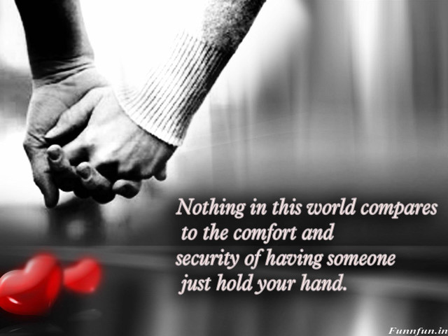 Couple holding hands red heart free wallpaper - medium preview image