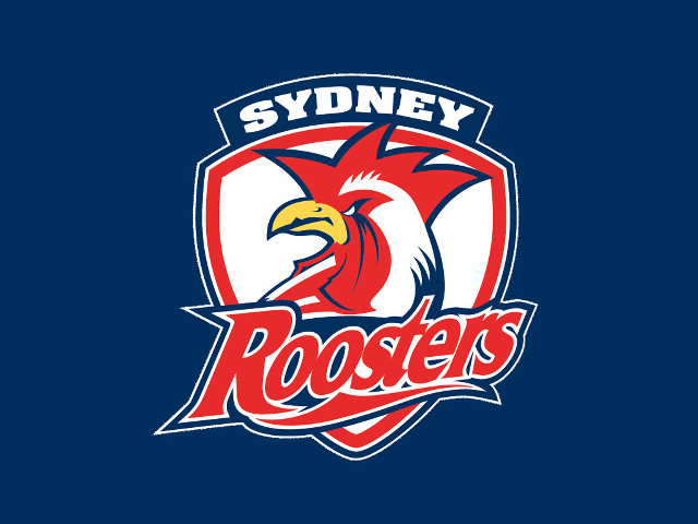 Rooster logo blue background sydney free wallpaper - medium preview image