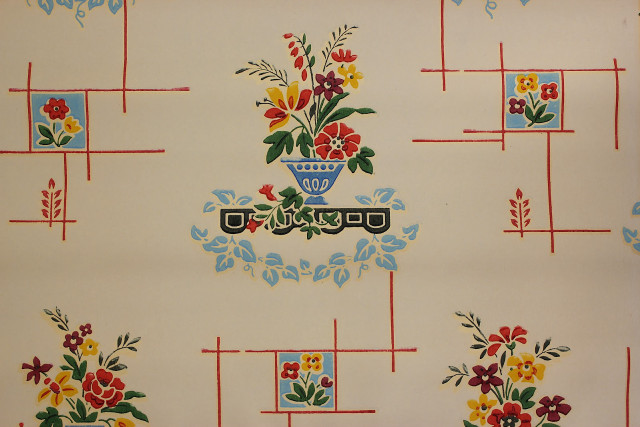 Wall flower arrangement squares numbers free wallpaper - medium preview image
