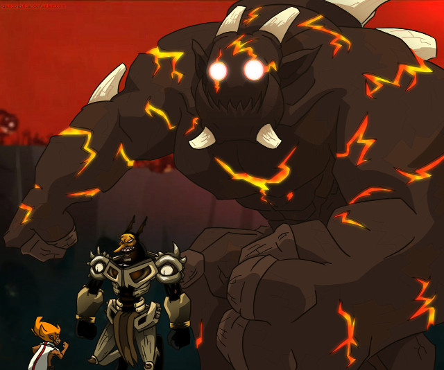 Cartoon demon character fantasy art #3 free wallpaper - medium preview image