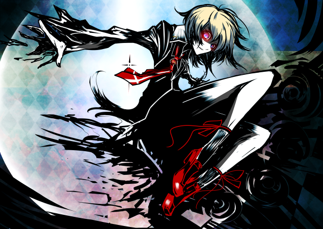 Woman knife blood moon full free wallpaper - medium preview image