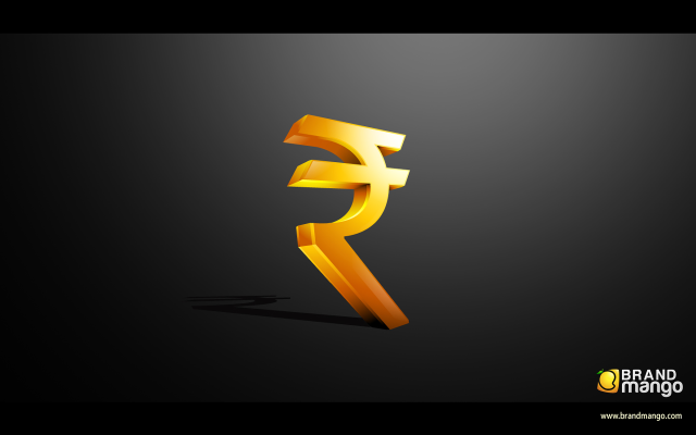 Golden pound sign black background free wallpaper - medium preview image
