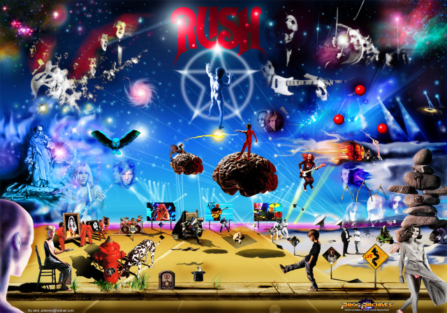 Painting group people space setting free wallpaper - medium preview image