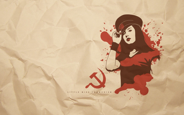 Woman hammer hat paper red free wallpaper - medium preview image