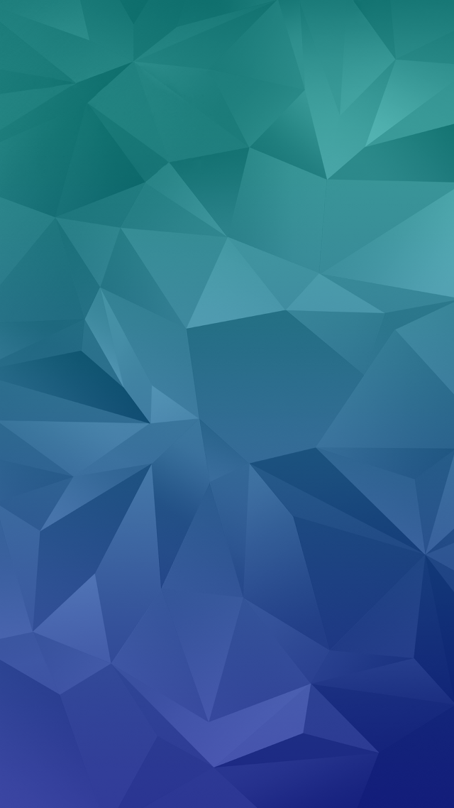 Blue green abstract low poly #2 free wallpaper - medium preview image