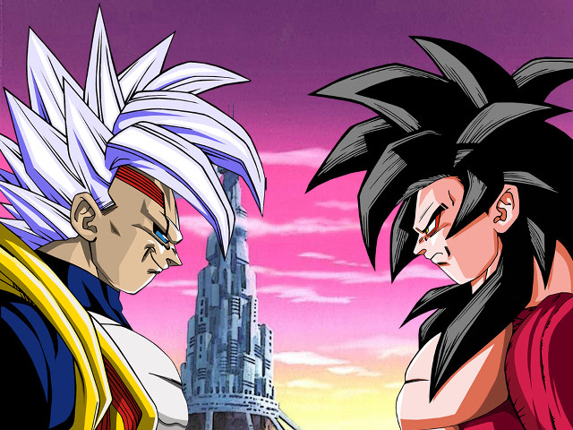 Cartoon characters facing pink sky free wallpaper - medium preview image