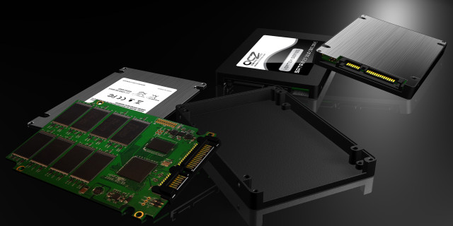 Close up hard drive black free wallpaper - medium preview image