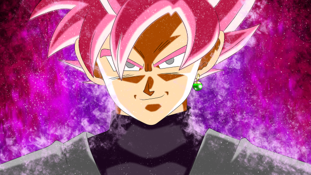 Cute pink haired astronaut starry free wallpaper - medium preview image