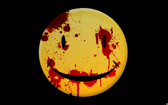 Smiley face blood splatter eyes free wallpaper - medium preview image