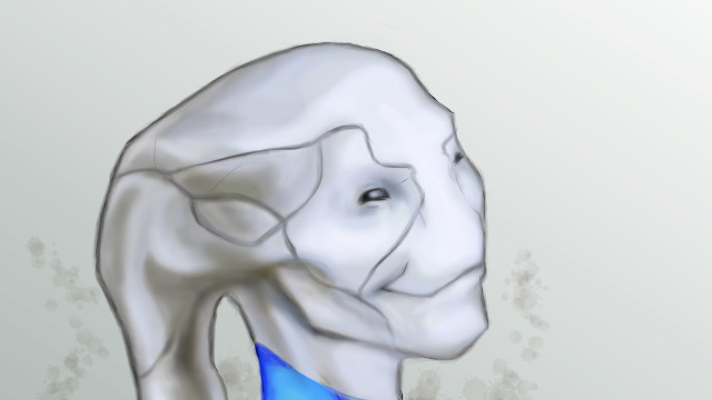 White elephant blue tie white free wallpaper - medium preview image