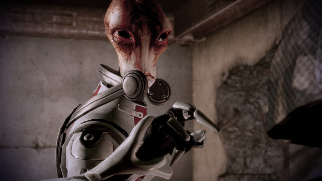 Creepy alien gas mask wrench free wallpaper - medium preview image
