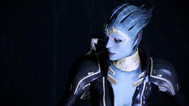 Eve ryder blue armor portrait free wallpaper - medium preview image