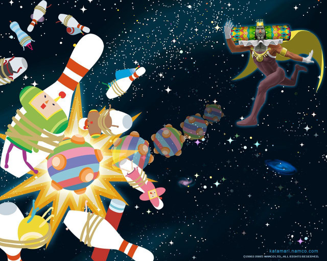 Spaceman rocket cartoon characters background free wallpaper - medium preview image