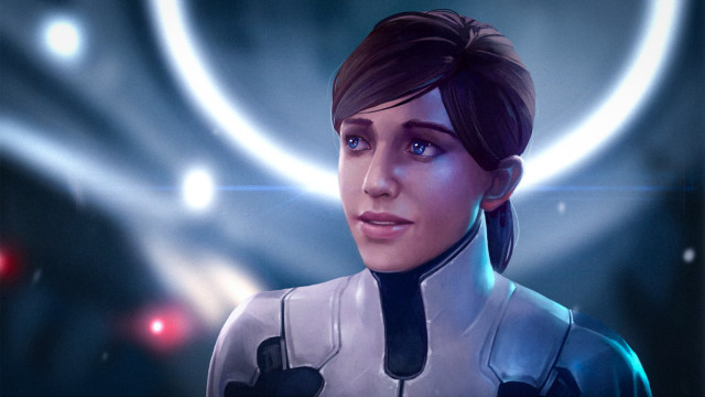 Woman futuristic suit sci fi #3 free wallpaper - medium preview image
