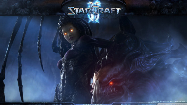 Starcraft2 character demon face glowing free wallpaper - medium preview image