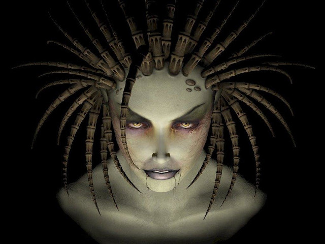Weird hair weird face weird free wallpaper - medium preview image
