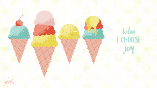 Ice cream cones cherry today free wallpaper - medium preview image