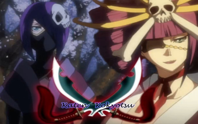 Anime couple skull head image free wallpaper - medium preview image