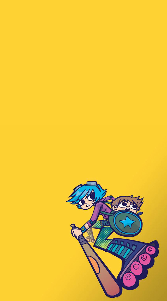 Cartoon character bat yellow background #2 free wallpaper - medium preview image