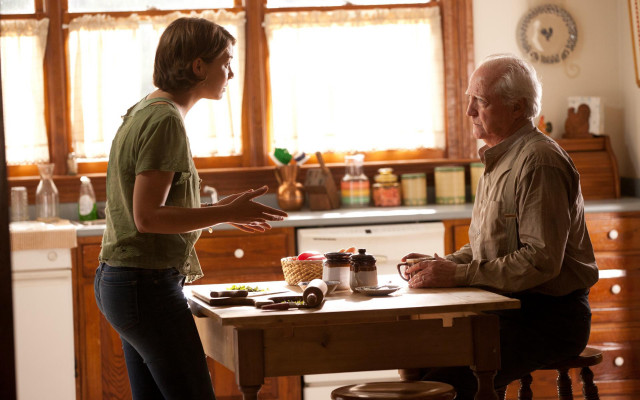 Woman man kitchen table wooden free wallpaper - medium preview image