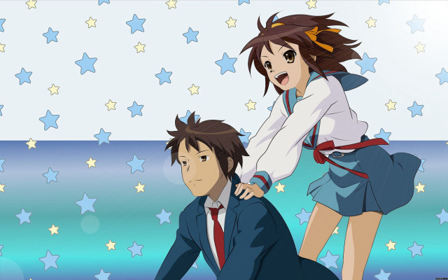 Woman man suit tie beach #2 free wallpaper - medium preview image
