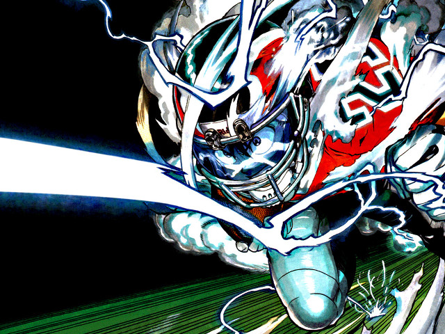 Person sword ball sky drawing free wallpaper - medium preview image