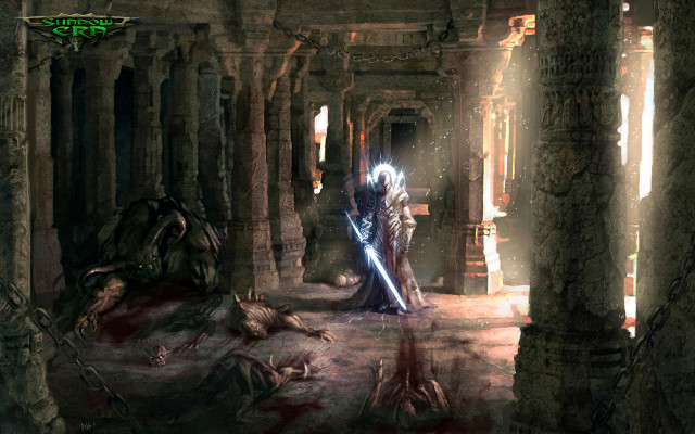 Man dark room sword demon #2 free wallpaper - medium preview image