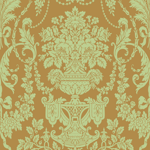 Green brown wallpaper vase flowers free wallpaper - medium preview image