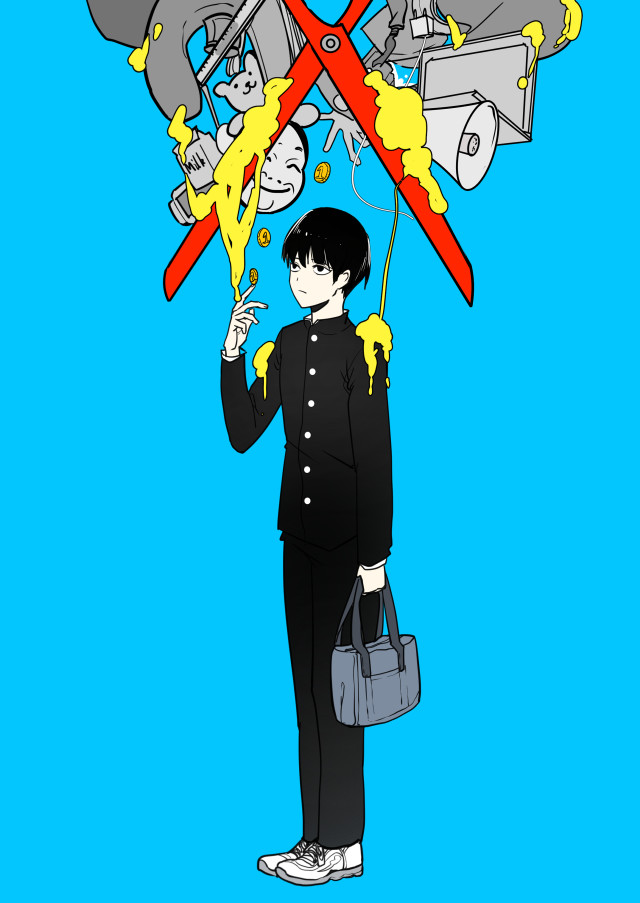 Man holding bag objects blue free wallpaper - medium preview image