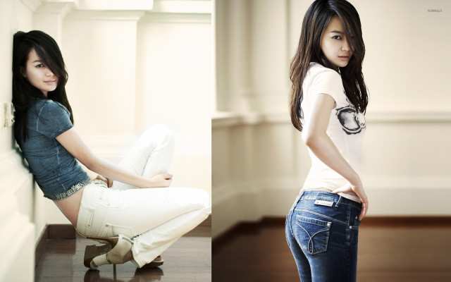 Woman sitting chair woman standing #2 free wallpaper - medium preview image