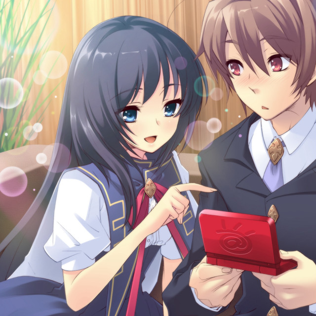 Anime characters red box cigarette free wallpaper - medium preview image