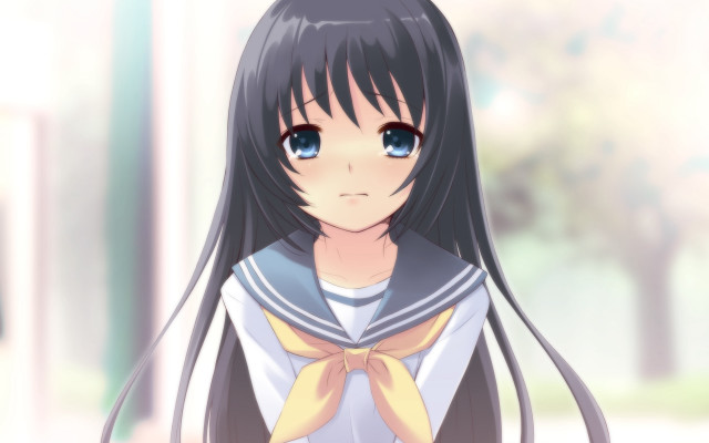 Chizuko yoshida black haired sailor free wallpaper for desktop - medium preview image