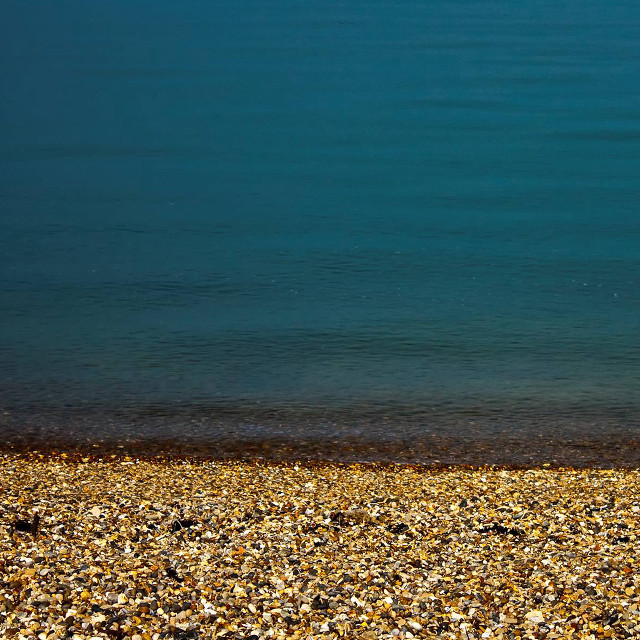 Beach person surfboard water pebbles free wallpaper - medium preview image