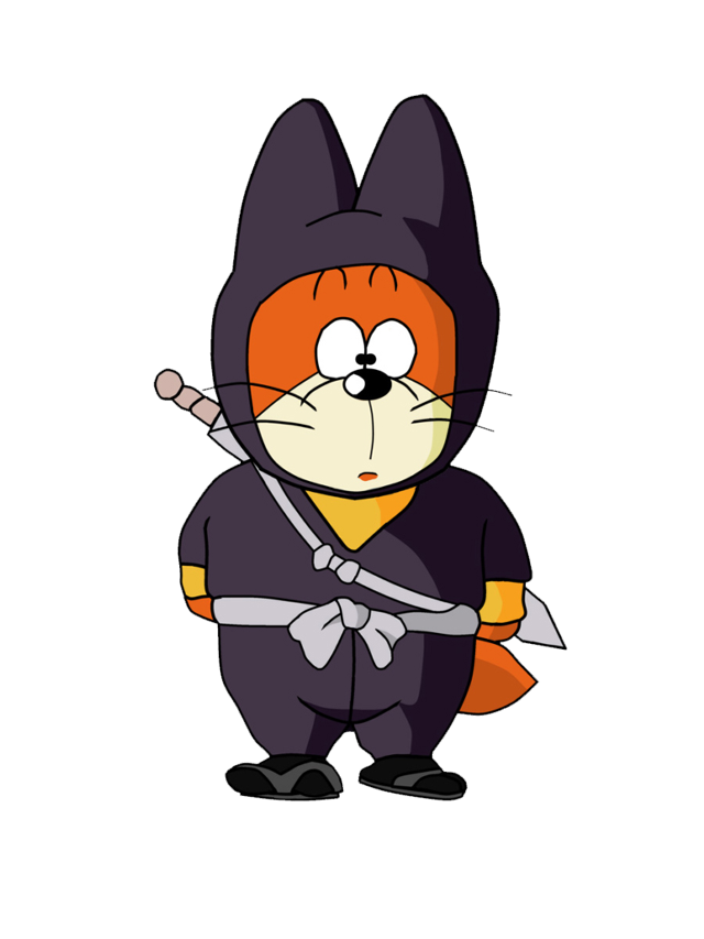 Cartoon character sword black background #2 free wallpaper - medium preview image