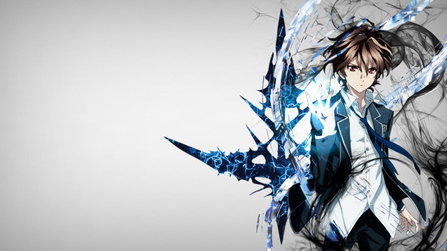 Man sword suit paint splatter free wallpaper - medium preview image