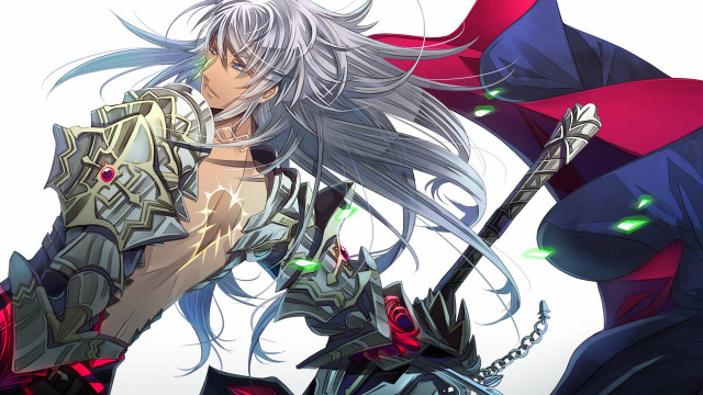 Woman long hair sword in #9 free wallpaper for desktop - medium preview image