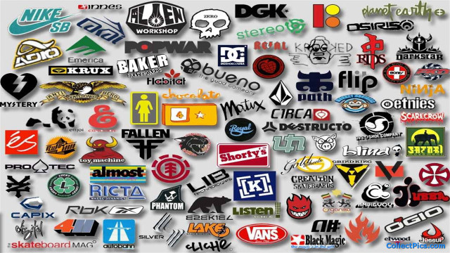 Logos stickers collection white background free wallpaper - medium preview image
