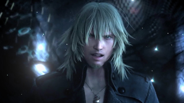 Blonde man black jacket dark free wallpaper - medium preview image