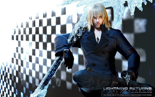 Woman suit tie snowboard checkered free wallpaper - medium preview image