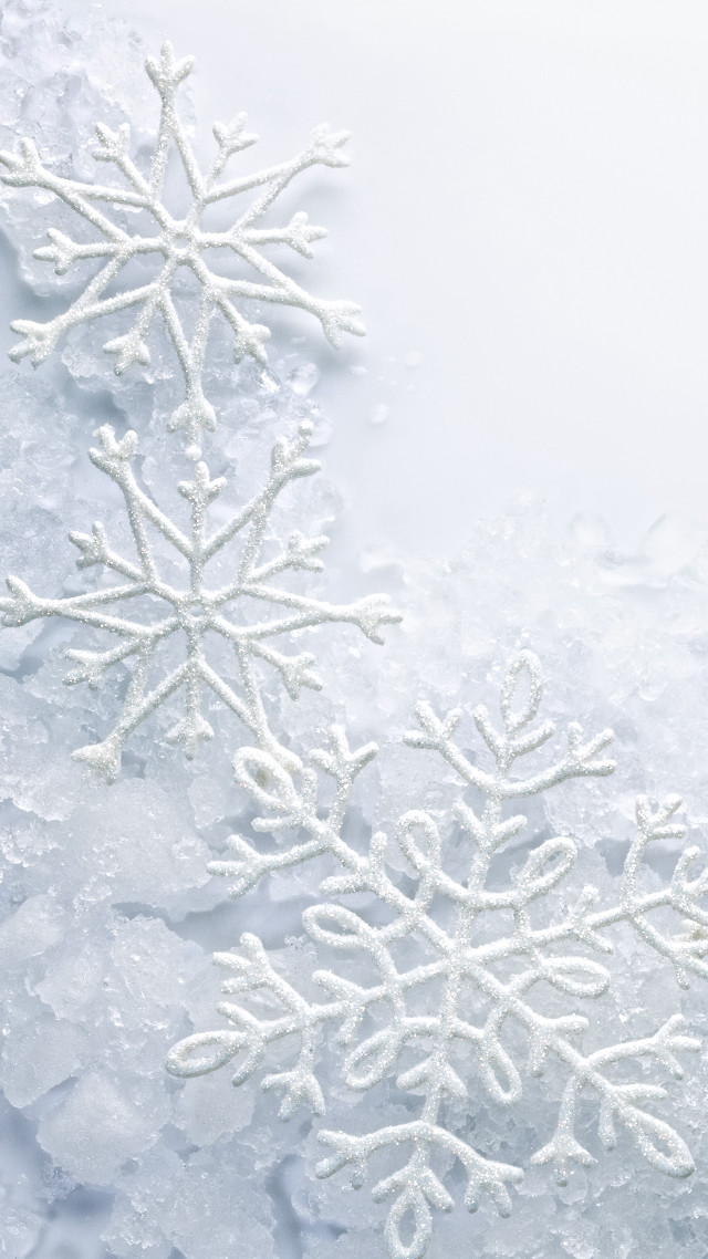 Snowflake white surface snowflakes red free wallpaper - medium preview image