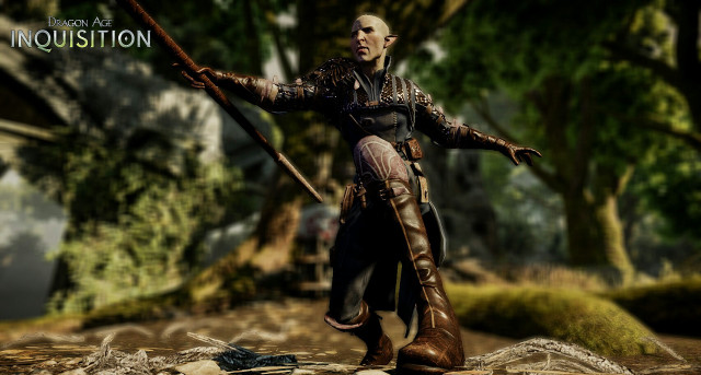 Man costume stick forest trees free wallpaper - medium preview image