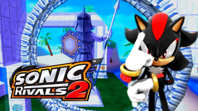Sonic rivals2 character building clock free wallpaper - medium preview image