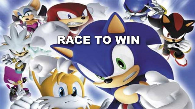 Sonic characters race to win free wallpaper - medium preview image