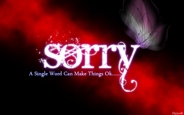Red black background butterfly sorry free wallpaper - medium preview image