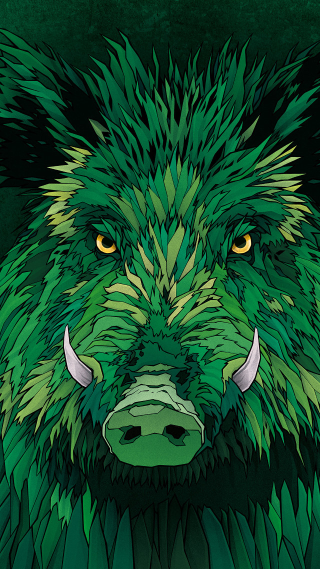 Green animal yellow eyes jungle free wallpaper - medium preview image